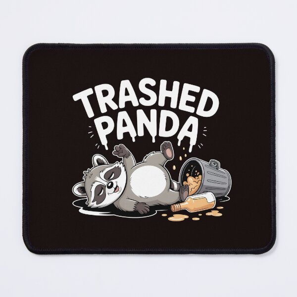 Item preview, Trashed Panda Drunk Raccoon – Funny Raccoon Meme for Raccoon Lovers designed and sold by Redgiant87x.