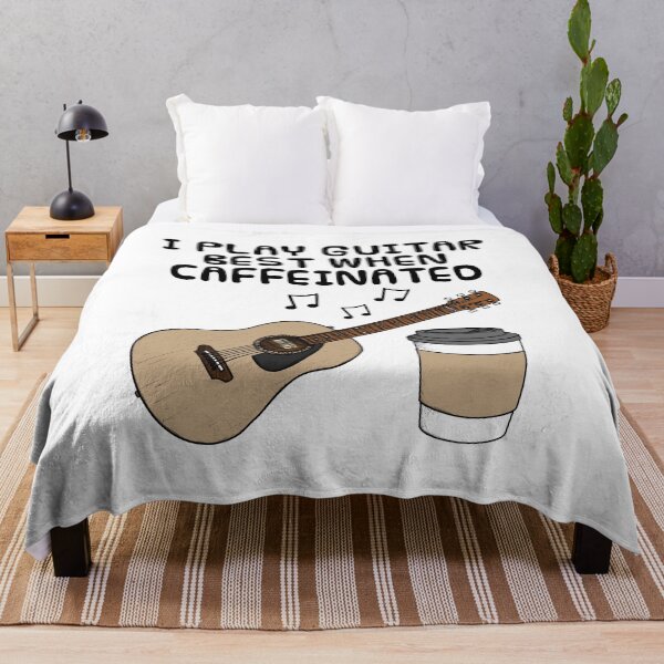 Item preview, I Play Guitar Best When Caffeinated, Acoustic Guitarist Funny designed and sold by doodlerob.