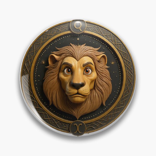 Item preview, Leo Zodiac Lion Emblem designed and sold by Anacond.