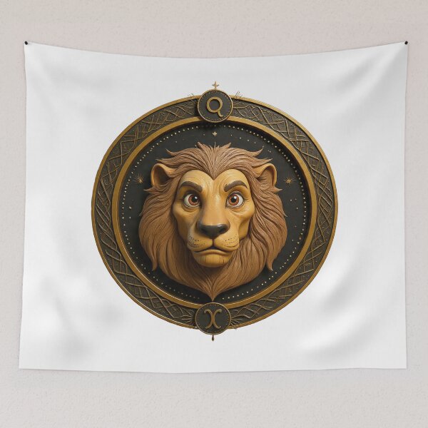 Item preview, Leo Zodiac Lion Emblem designed and sold by Anacond.