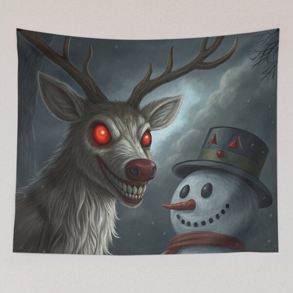 Item preview, Rudolf and Frosty (Spooky Edition) 17 designed and sold by AIfolklore.