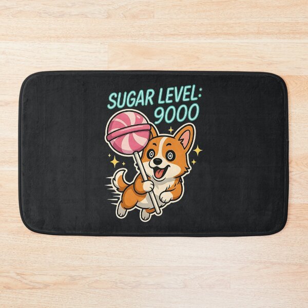 Item preview, Sugar Level 9000 – Hyper Sarcastic Corgi Candy Humor designed and sold by Taans-Creation.