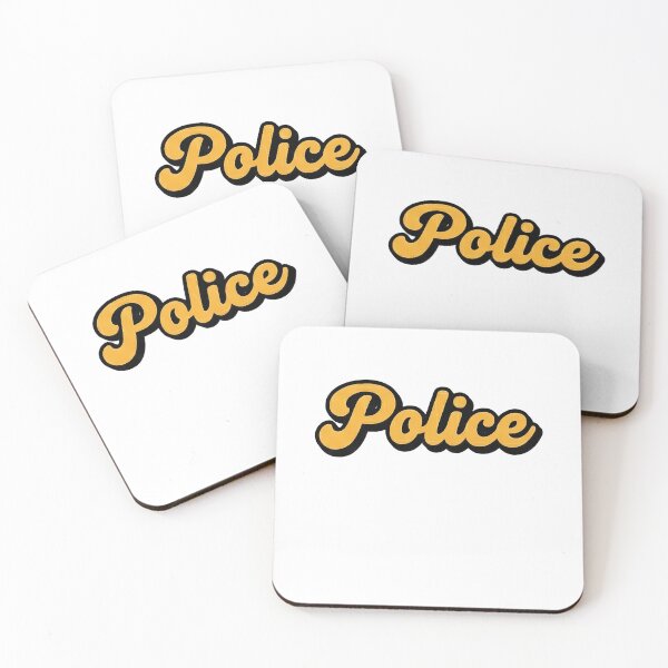 Item preview, Retro Police Sticker designed and sold by k3rstman1.