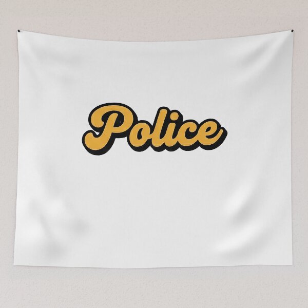 Item preview, Retro Police Sticker designed and sold by k3rstman1.