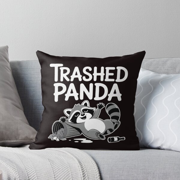 Item preview, Trashed Panda Drunk Raccoon – Classic Trashed Panda Shirt Humor designed and sold by Redgiant87x.