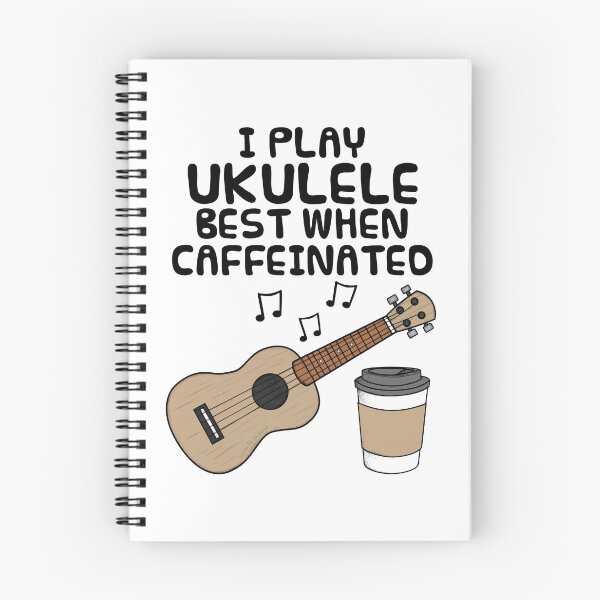 Item preview, I Play Ukulele Best When Caffeinated, Uke Player Funny designed and sold by doodlerob.