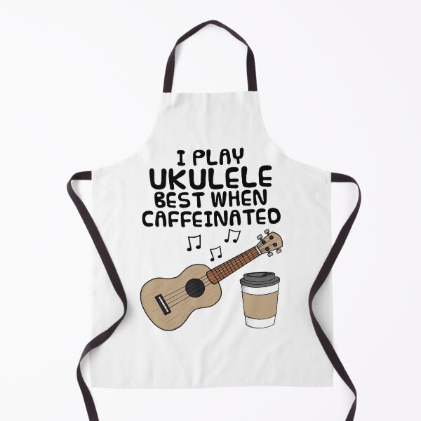 Item preview, I Play Ukulele Best When Caffeinated, Uke Player Funny designed and sold by doodlerob.