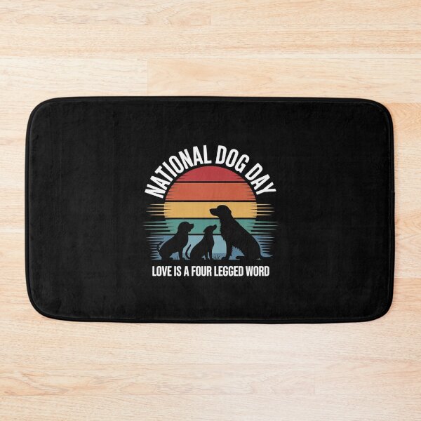 Item preview, Celebrate National Dog Day - Love Is A Four Legged Word 2  designed and sold by MythWoot.