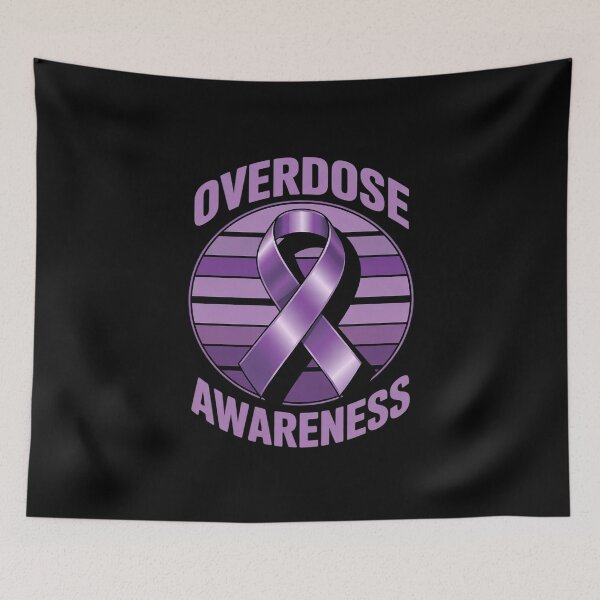 Item preview, Overdose Awareness Purple Ribbon Drug Addiction15  designed and sold by MathisBellanger.