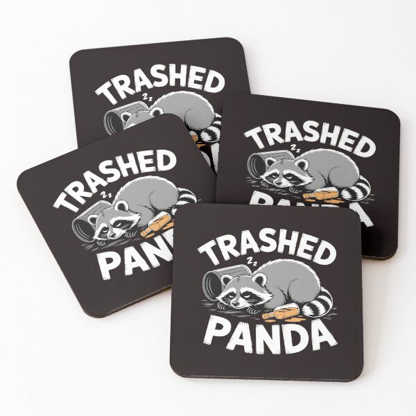 Item preview, Trashed Panda Drunk Raccoon – Meme Style Raccoon Lover Design designed and sold by Redgiant87x.