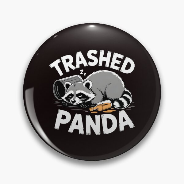 Item preview, Trashed Panda Drunk Raccoon – Meme Style Raccoon Lover Design designed and sold by Redgiant87x.