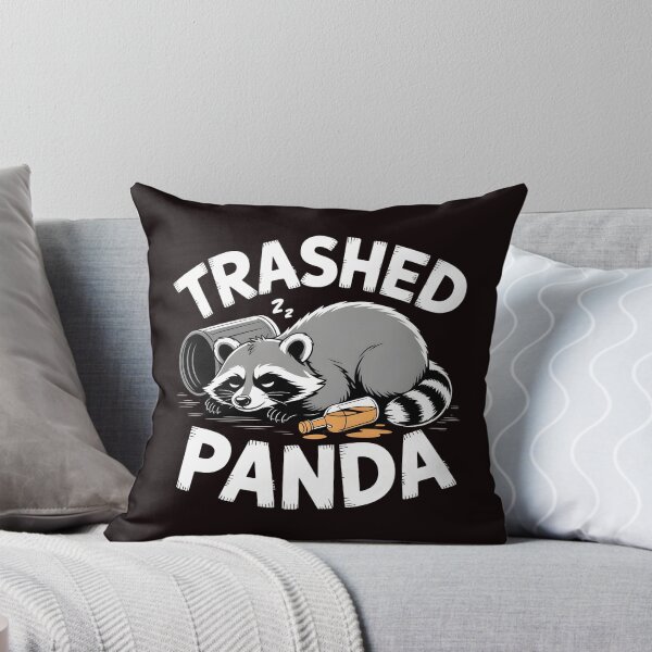 Item preview, Trashed Panda Drunk Raccoon – Meme Style Raccoon Lover Design designed and sold by Redgiant87x.