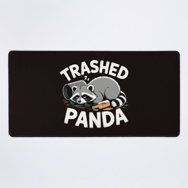Item preview, Trashed Panda Drunk Raccoon – Meme Style Raccoon Lover Design designed and sold by Redgiant87x.