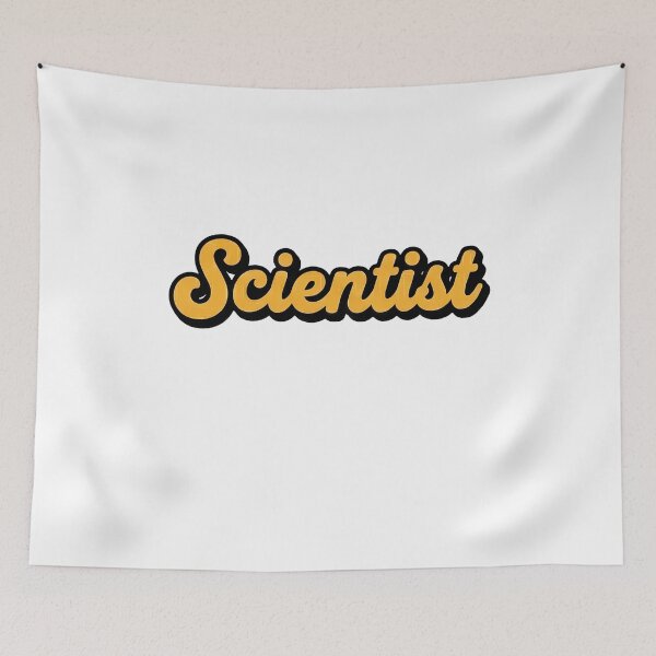 Item preview, Scientist Retro Sticker designed and sold by k3rstman1.