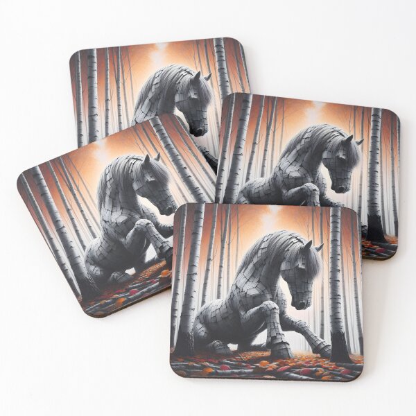Item preview, Birchbark Horse, Ai Generated Art  designed and sold by ACC .