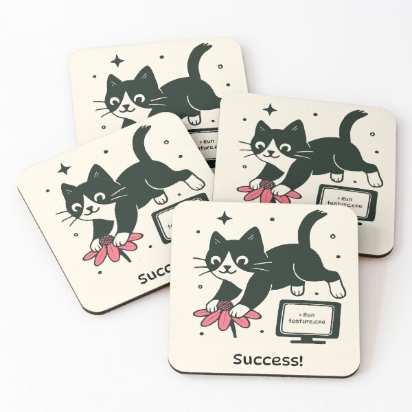 Item preview, Run feature.exe - Cat Powered Joy designed and sold by Beyondthelilyco.