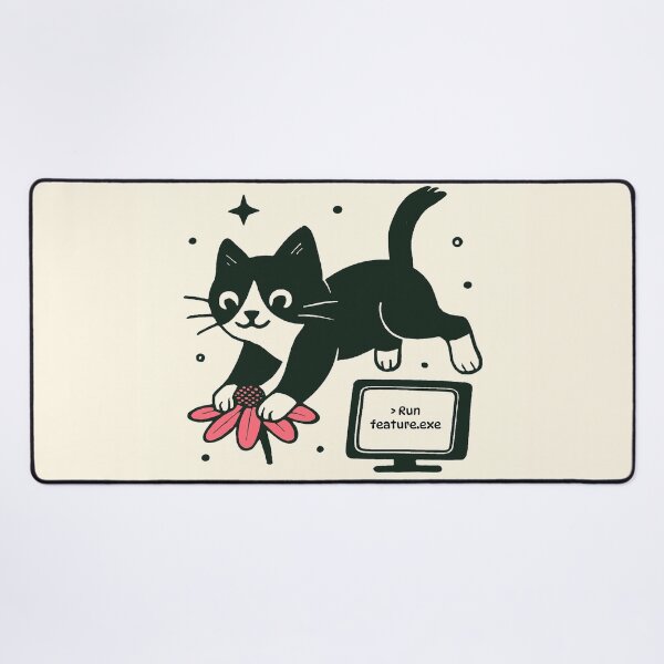 Item preview, Run feature.exe - Cat Powered Joy designed and sold by Beyondthelilyco.