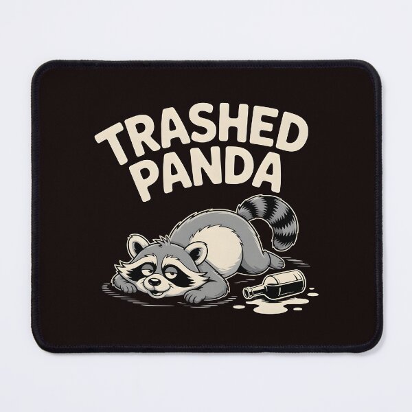 Item preview, Trashed Panda Drunk Raccoon – Funny Trash Panda Aesthetic designed and sold by Redgiant87x.