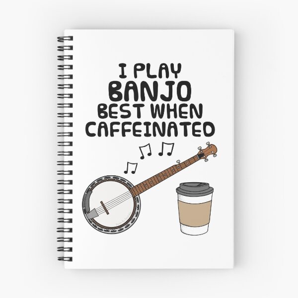 Item preview, I Play Banjo Best When Caffeinated, Banjoist Funny designed and sold by doodlerob.