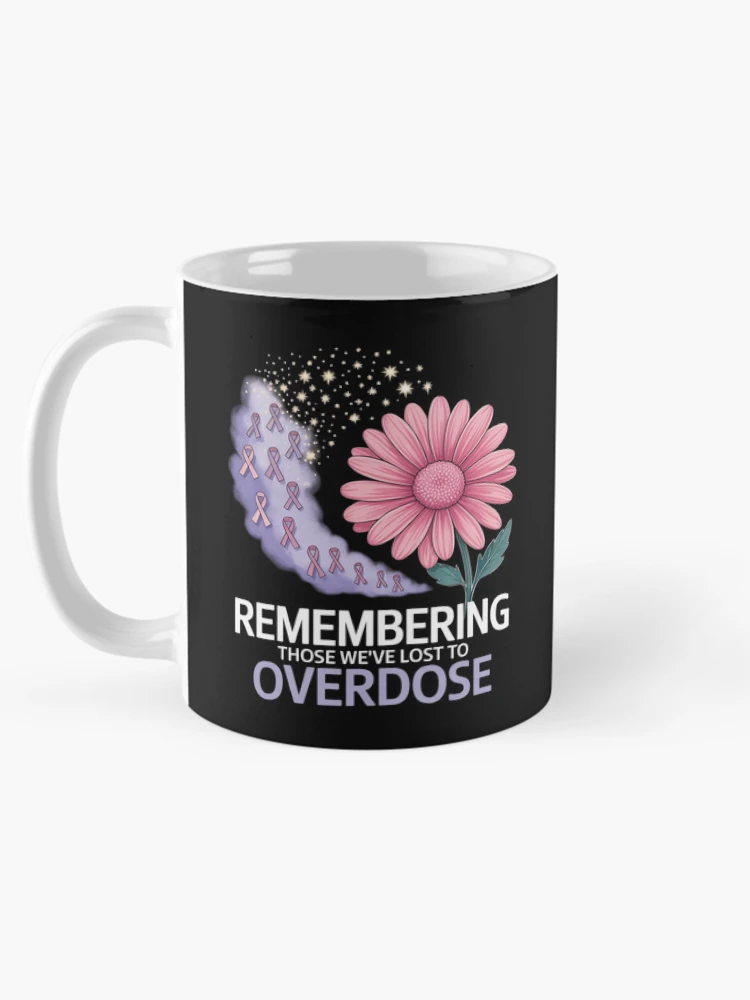 Thumbnail 5 of 6, Coffee Mug, Purple Ribbon Sunflower designed and sold by MathisBellanger.
