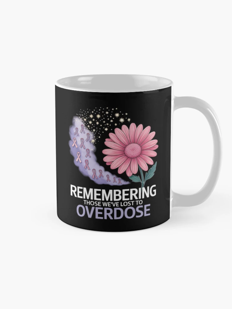 Thumbnail 3 of 6, Coffee Mug, Purple Ribbon Sunflower designed and sold by MathisBellanger.