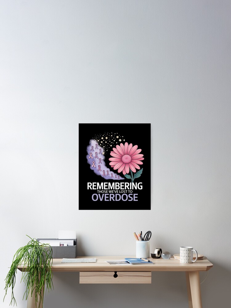 Thumbnail 2 of 3, Poster, Purple Ribbon Sunflower designed and sold by MathisBellanger.