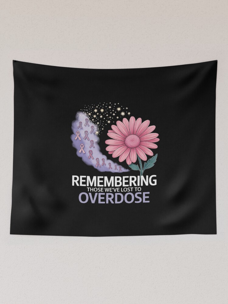 Thumbnail 2 of 3, Tapestry, Purple Ribbon Sunflower  designed and sold by MathisBellanger.