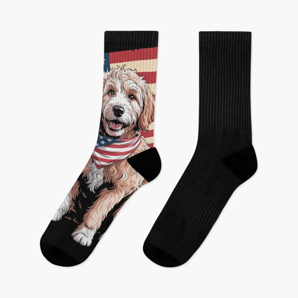 Item preview, Cockapoo Dog American Flag 4th Of July Cockapoo Dog  designed and sold by PowAcademy.