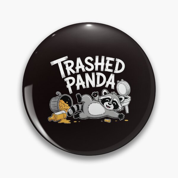 Item preview, Trashed Panda Drunk Raccoon – Raccoon Meme Shirt designed and sold by Redgiant87x.