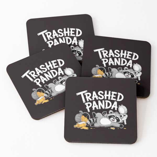 Item preview, Trashed Panda Drunk Raccoon – Raccoon Meme Shirt designed and sold by Redgiant87x.