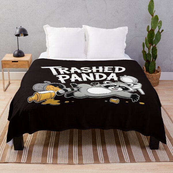 Item preview, Trashed Panda Drunk Raccoon – Raccoon Meme Shirt designed and sold by Redgiant87x.