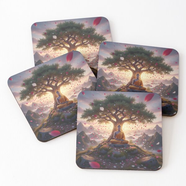Item preview, The Buddha meditating on the mountaintop Reaching enlightenment designed and sold by BabyGodTs.