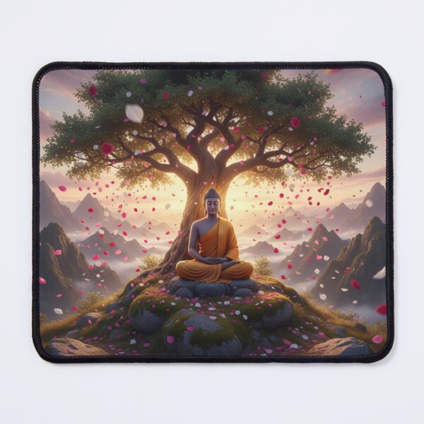 Item preview, The Buddha meditating on the mountaintop Reaching enlightenment designed and sold by BabyGodTs.
