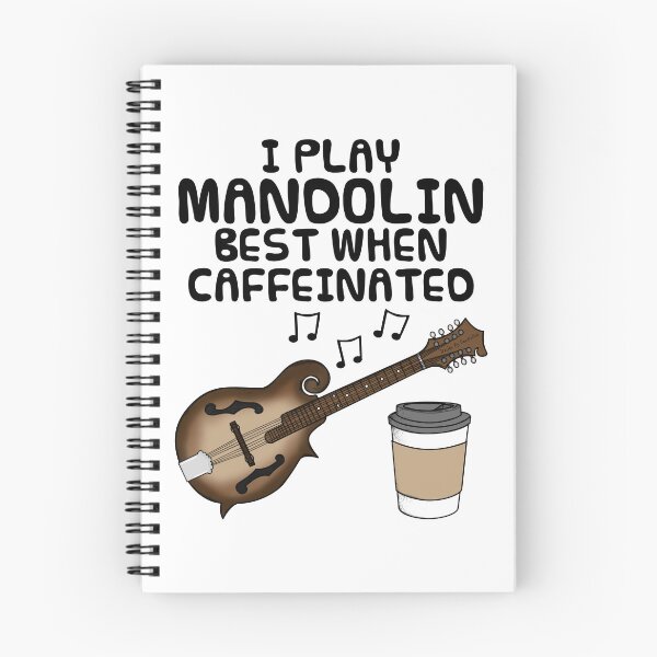 Item preview, I Play Mandolin Best When Caffeinated, Mandolinist Funny designed and sold by doodlerob.