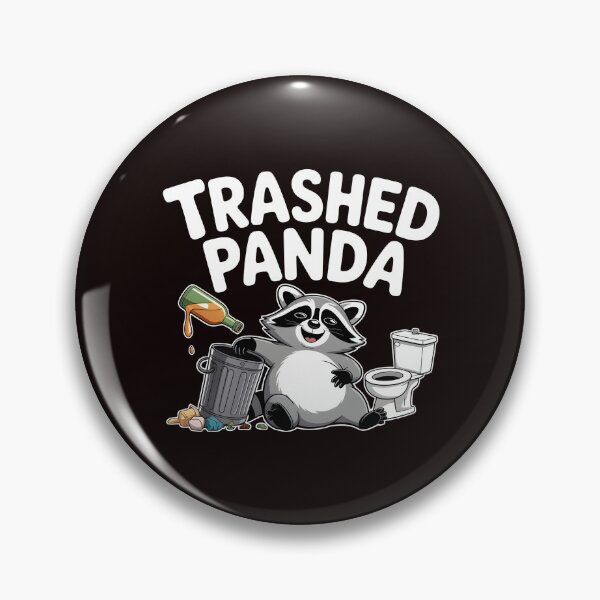 Item preview, Trashed Panda Drunk Raccoon – Funny Animal Meme Design designed and sold by Redgiant87x.