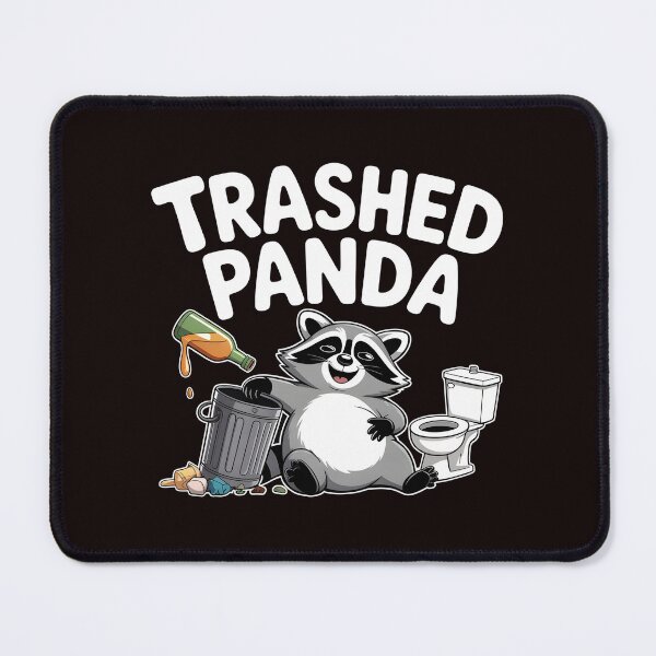 Item preview, Trashed Panda Drunk Raccoon – Funny Animal Meme Design designed and sold by Redgiant87x.