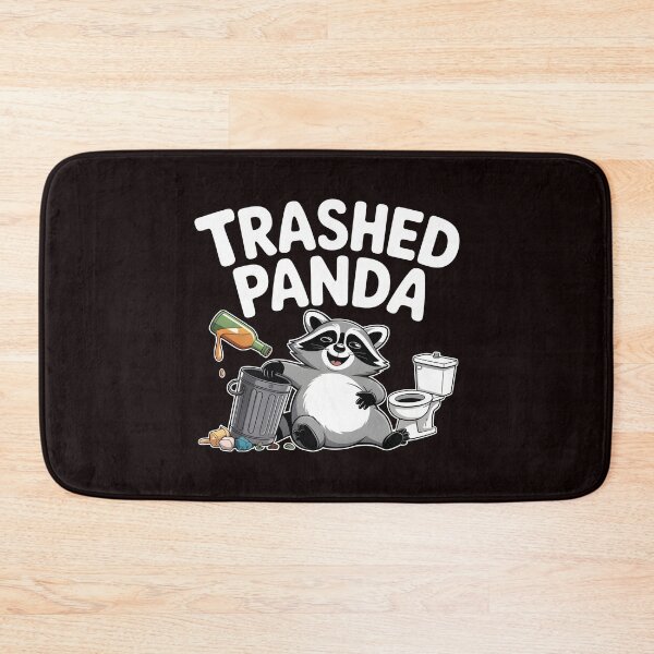 Item preview, Trashed Panda Drunk Raccoon – Funny Animal Meme Design designed and sold by Redgiant87x.