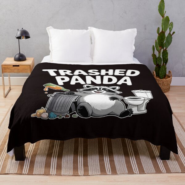 Item preview, Trashed Panda Drunk Raccoon – Funny Animal Meme Design designed and sold by Redgiant87x.