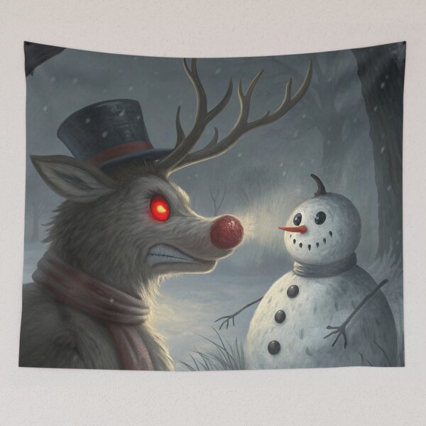 Item preview, Rudolf and Frosty (Spooky Edition) 19 designed and sold by AIfolklore.