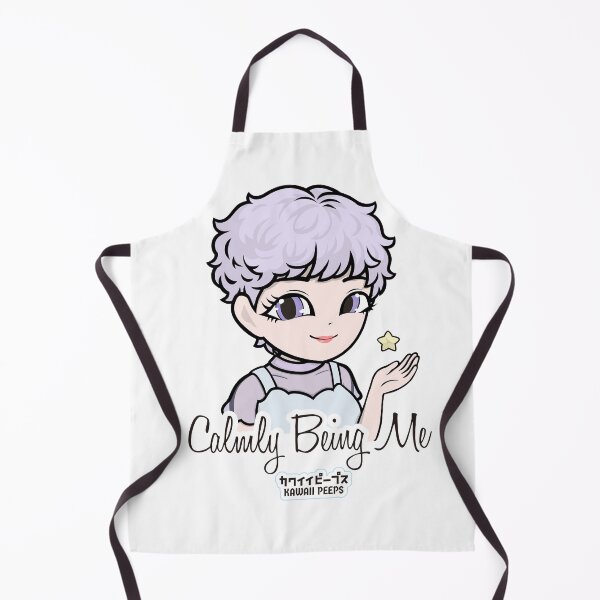 Item preview, Pastel Power Crew Calmly Being Me – Pastel Kawaii Soft Girl Mindfulness Design designed and sold by P-L-Sardines.