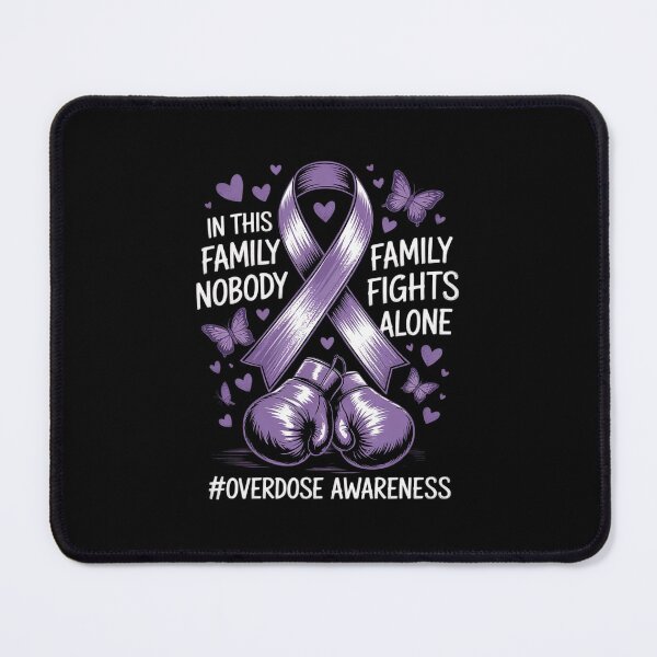 Item preview, Purple Ribbon Survivor Fighter Overdose Awareness designed and sold by CombatTask.