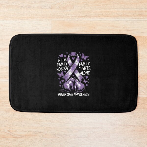 Item preview, Purple Ribbon Survivor Fighter Overdose Awareness  designed and sold by CombatTask.