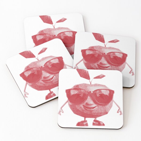 Item preview, Cool Apple Character with Sunglasses designed and sold by kinpirks.