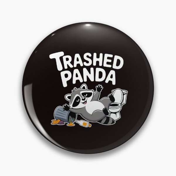 Item preview, Trashed Panda Drunk Raccoon – Trash Panda Humor for Raccoon Lovers designed and sold by Redgiant87x.