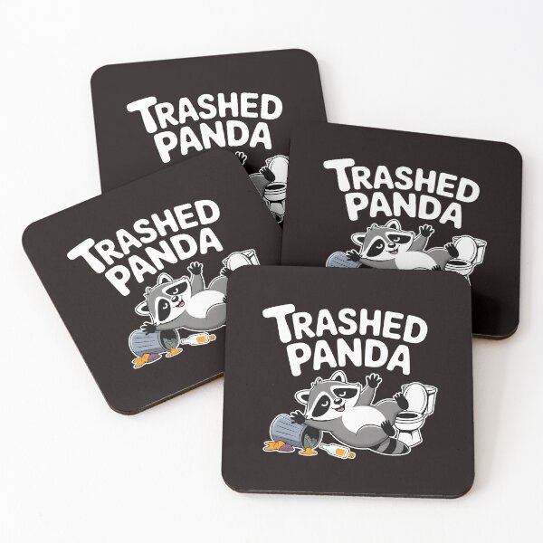 Item preview, Trashed Panda Drunk Raccoon – Trash Panda Humor for Raccoon Lovers designed and sold by Redgiant87x.