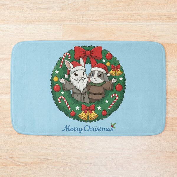 Item preview, Merry Christmas pippin and gandalf bunny LOTR designed and sold by karsivenco.