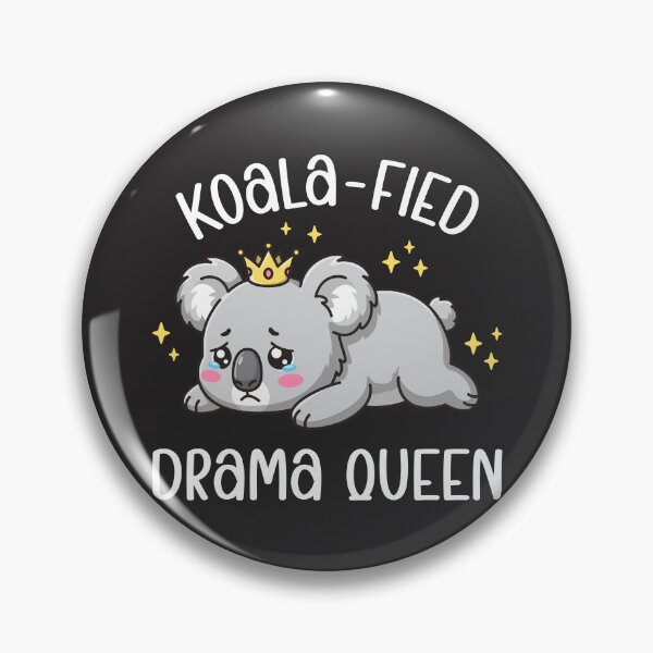 Item preview, Koala-Fied Drama Queen - Cute Emotional Koala Pun Illustration designed and sold by Brogress Project.