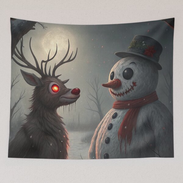 Item preview, Rudolf and Frosty (Spooky Edition) 20 designed and sold by AIfolklore.