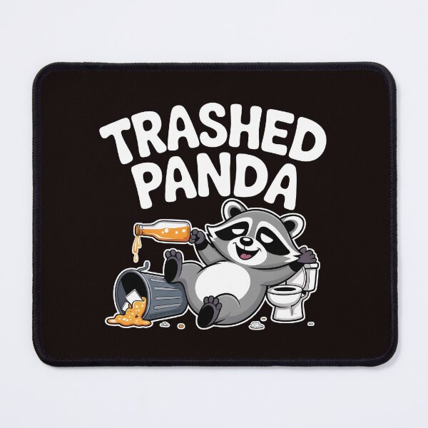Item preview, Trashed Panda Drunk Raccoon – Viral Raccoon Meme Style designed and sold by Redgiant87x.
