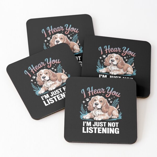 Item preview, Cocker Spaniel I Hear You I'm Just Not Listening Dog Owner  designed and sold by MythWoot.